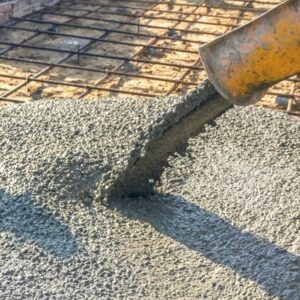 تصویر بتن ریزی در هوای گرم