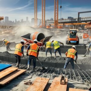 تصویر اجرای بتن