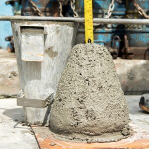 تصویر آزمایش اسلامپ بتن